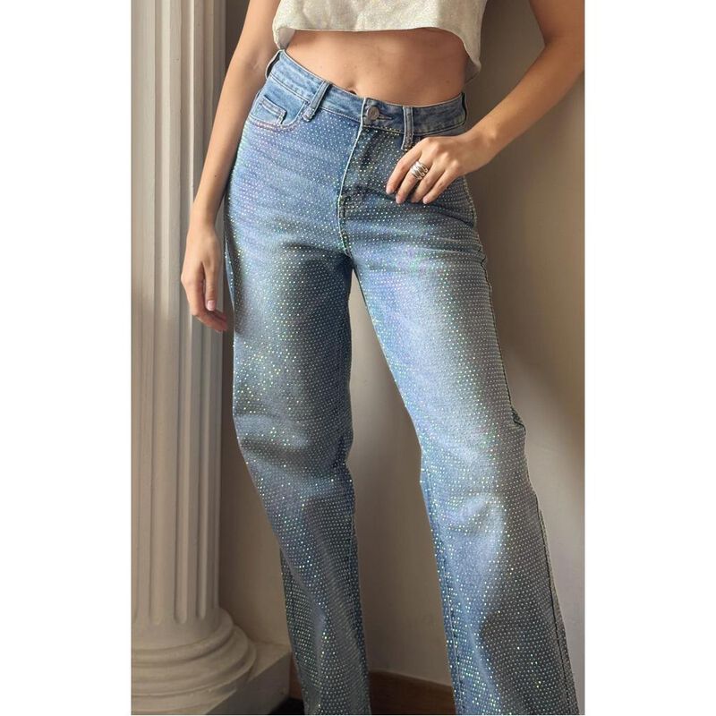 Pantalon Wide Brillos image number null