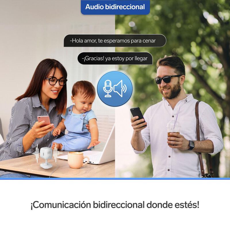 2 Cámaras de seguridad Wi-Fi* 3 Mpx fija image number null