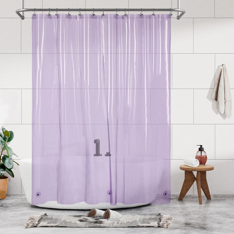 Cortina De Ducha Barossa Design 183 cm Lavanda ... image number null