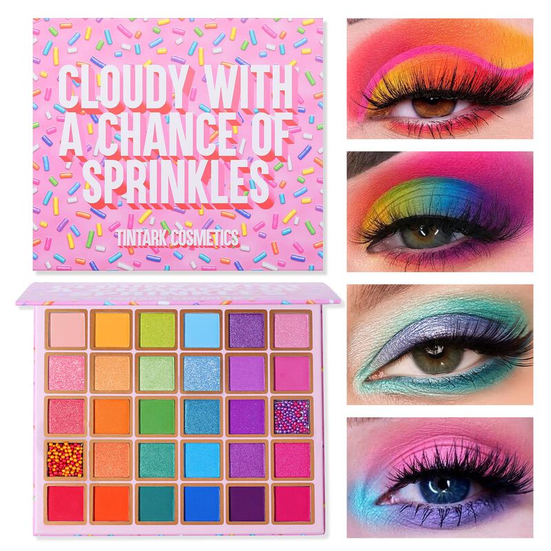 Paleta De Sombras De Ojos Tintark 30 Colores Be... image number null