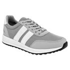 Moramora Tenis urbano para mujer gris blanco