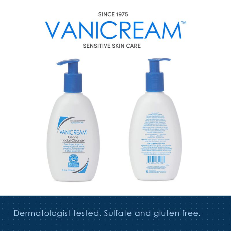 Limpiador Facial Vanicream Gentle 240 Ml Para P... image number null