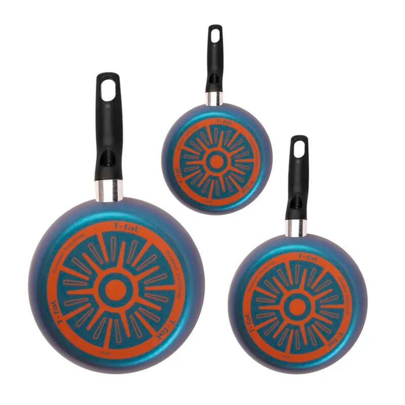 Juego de 3 Sartenes T-Fal Daily Stone Azules image number null