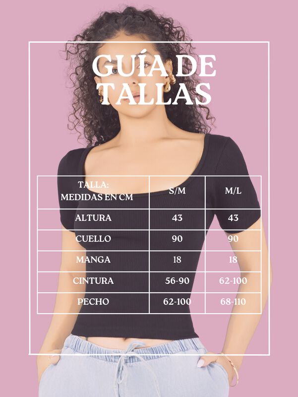 Playera Manga Corta Canale Stretch Mujer BL-103... image number null