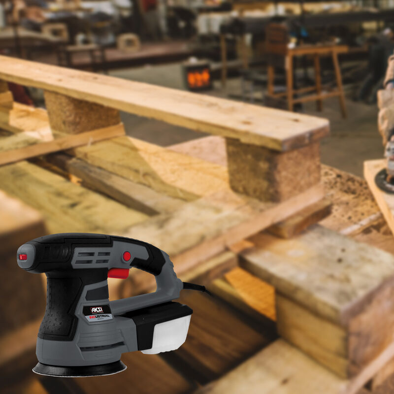 Lijadora Orbital Aksi 430W de 5 pulg Industrial image number null