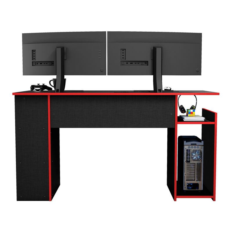 Escritorio Mesa Gamer Moderna Para 2 Pantallas ... image number null