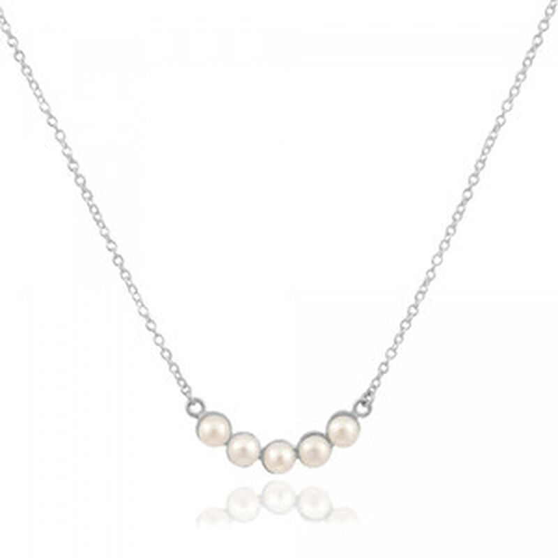 Collar Sereno de plata .925 con perlas cultivad... image number null