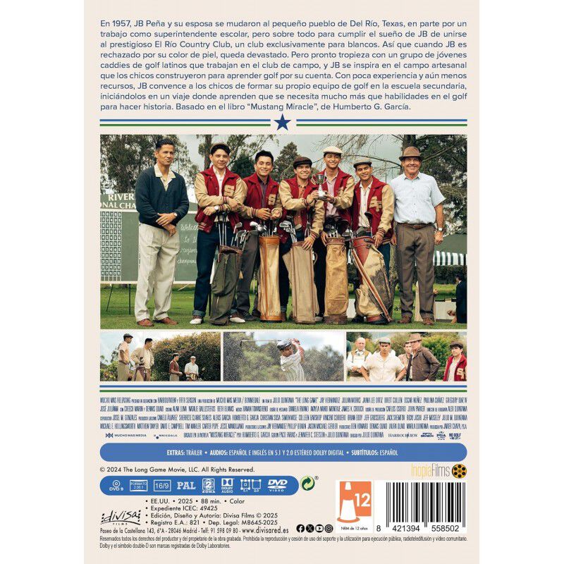 Golpes De Acero [DVD] (2023) The Long Game image number null