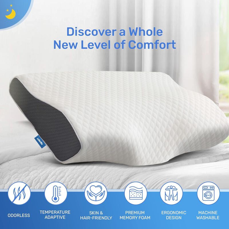 Almohada Derila De Espuma Viscoel&aacute;stica Cervica... image number null