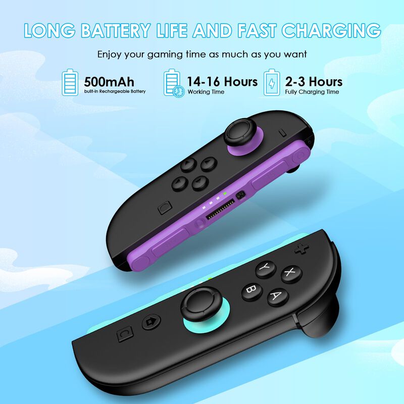Controlador Ncanoi Inal&aacute;mbrico para Nintendo Sw... image number null