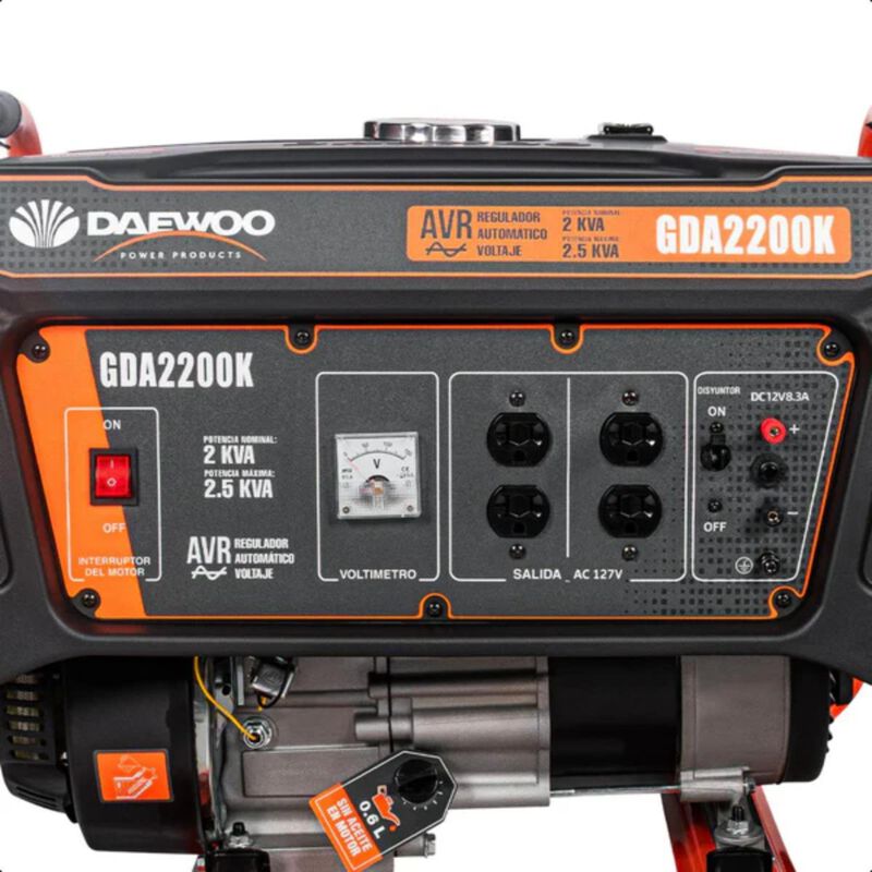 Generador A Gasolina Daewoo 2.5 Kva 212cc Gda22... image number null