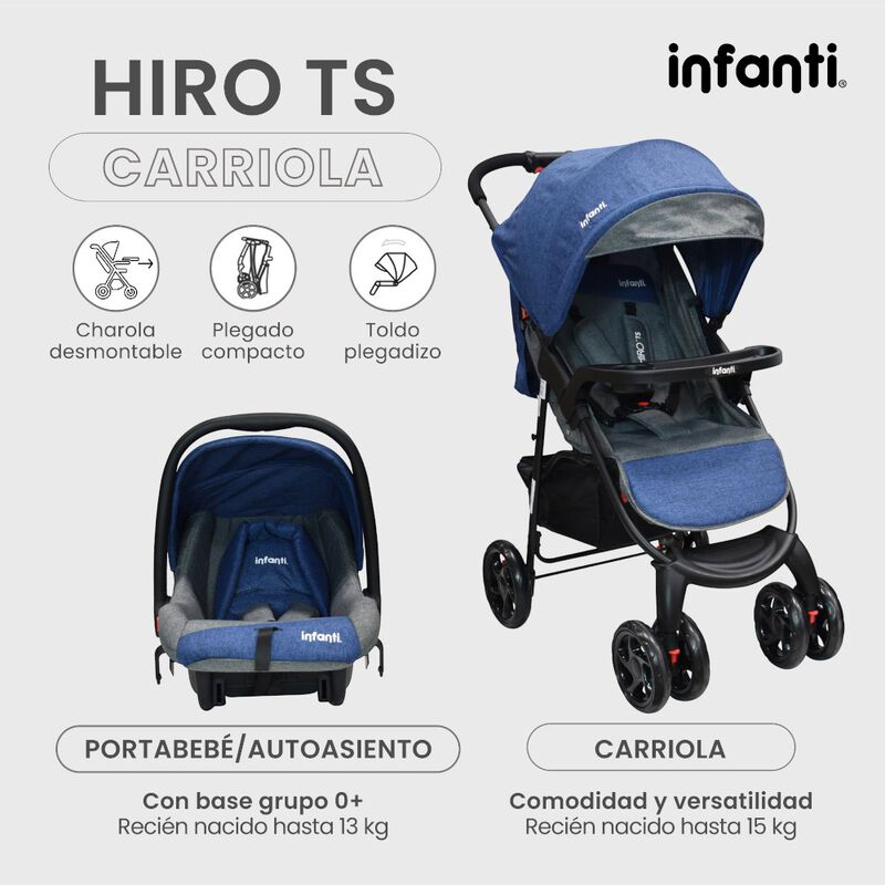 Carriola Para Bebé Travel System Hiro image number null