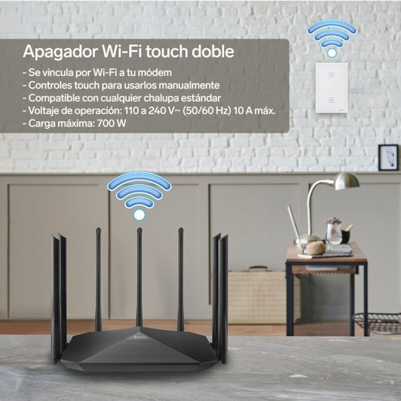 Apagador Wi-Fi* Touch Doble image number null