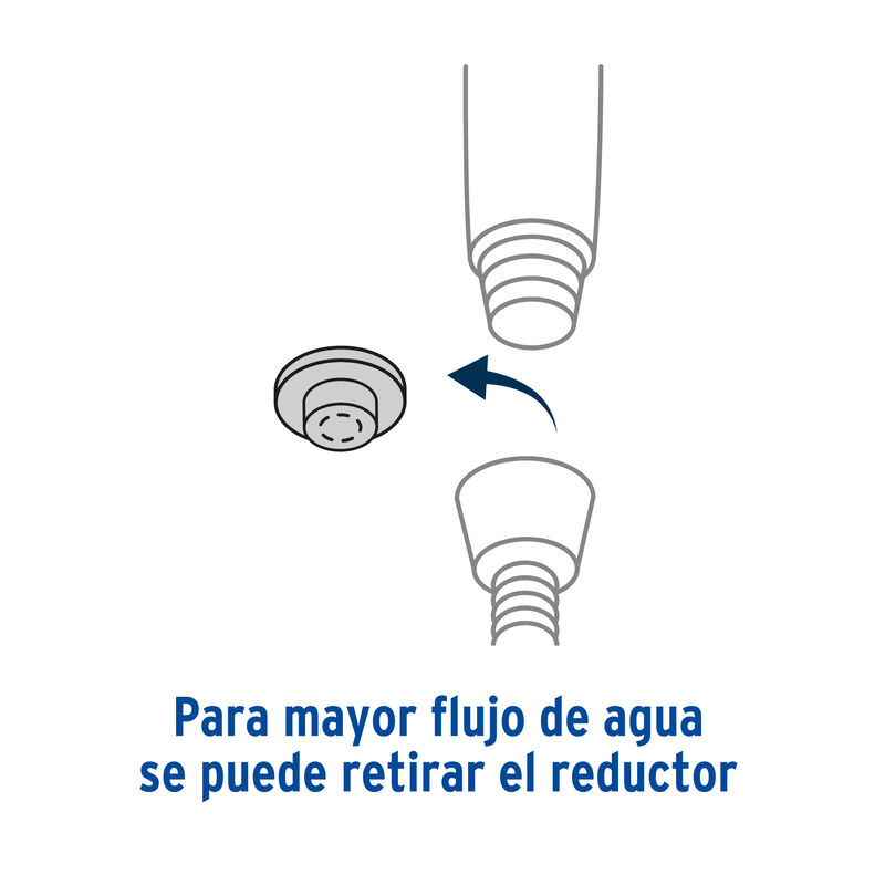 Regadera Satín de Teléfono con Soporte Foset Ri... image number null