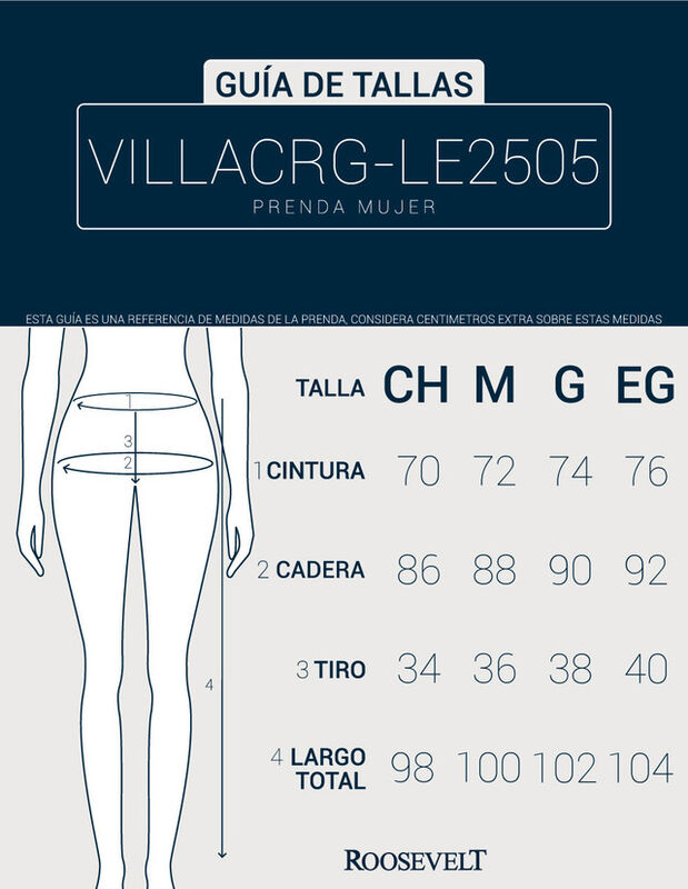 Pantalon Mujer Tipo Cargo Negro Roosevelt C369 image number null