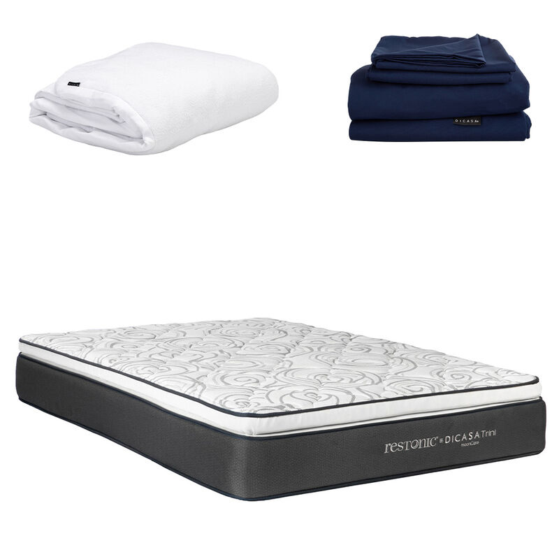 Colch&oacute;n King Size Trini + Protector Cloud + 1 j... image number null