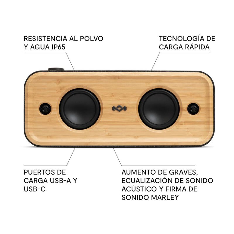 Bocina Get Together 2 Xl The House Of Marley Bl... image number null