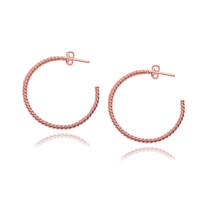 Set de Arracadas de Plata Bejuco image number null