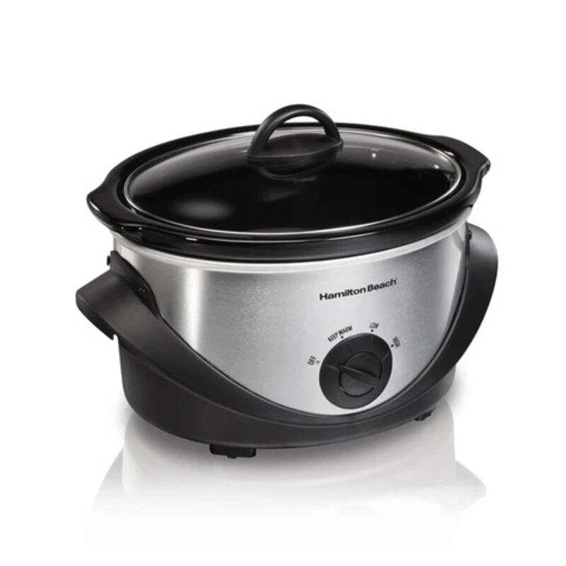 Olla Cocci&oacute;n Lenta Hamilton Beach 3.8l Gris Fun... image number null