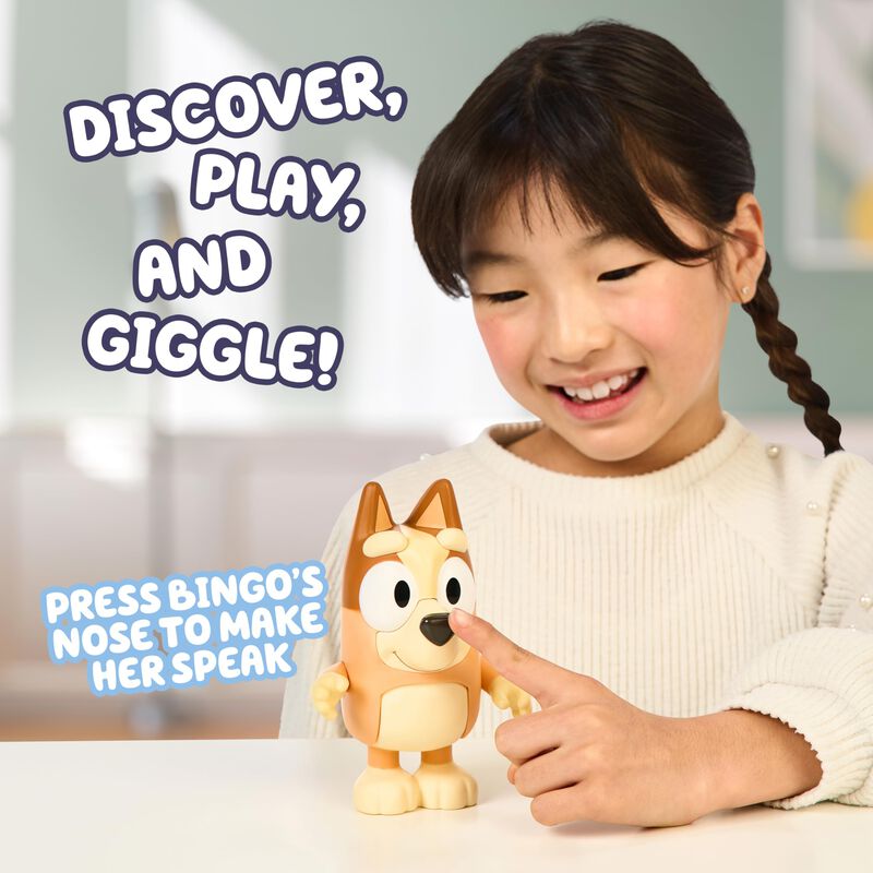 Talking Toy Bluey Chat Mates Bingo Articulated ... image number null
