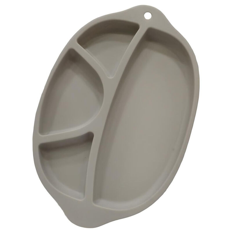 Plato Infantil De Silicona Peas And Carrots Gri... image number null