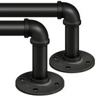 Barra De Cortina Zeerobee 81‑122 cm Negro Mate 2 piezas 1 pulg.