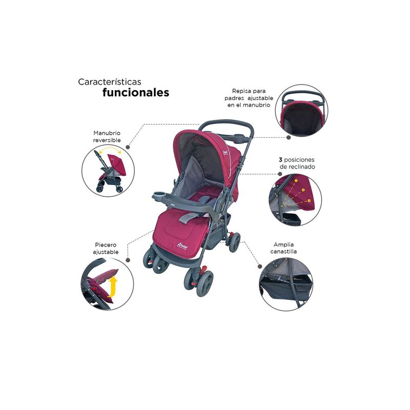 Carriola Travel System D'beb&eacute; Star Reversible C... image number null
