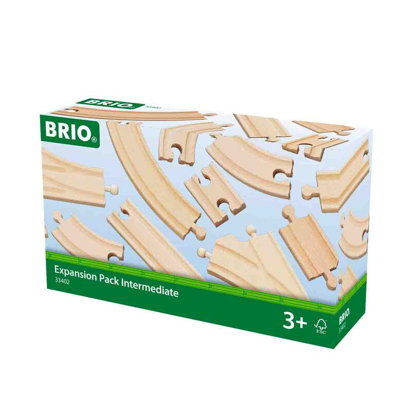 Pack De Expansi&oacute;n, Juego De Trenes De Madera Br... image number null