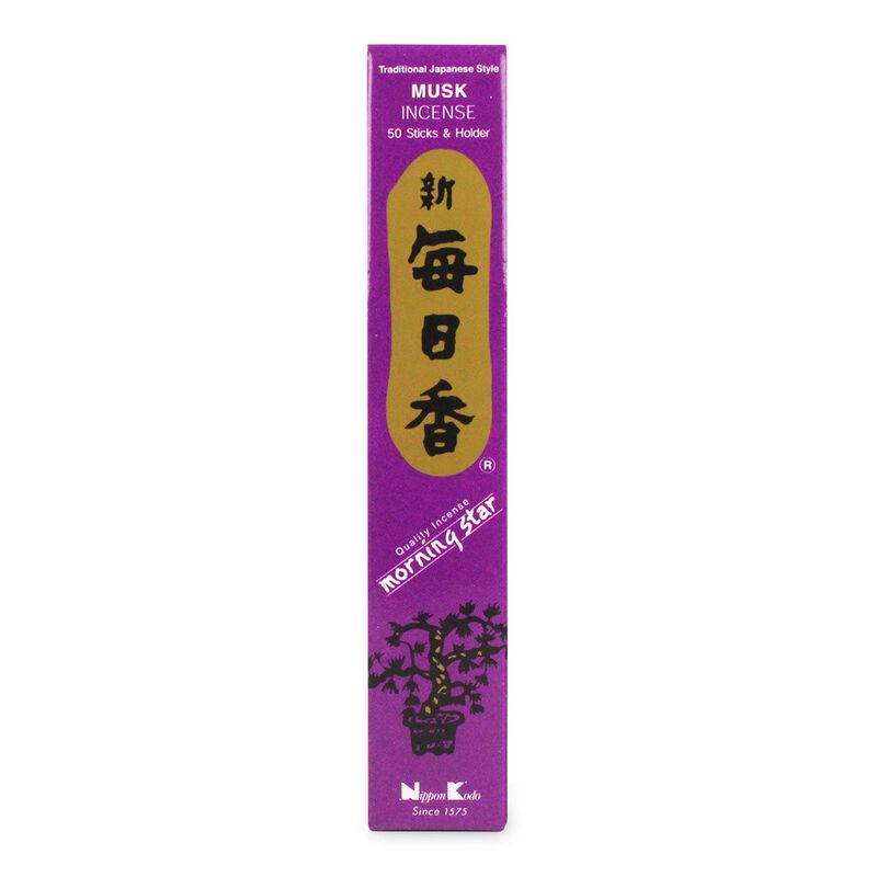 Incienso Morning Star Almizcle 50 Varillas Y Po... image number null