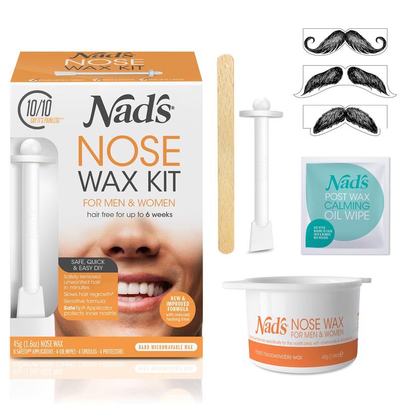 Kit De Depilaci&oacute;n Nad's Nose Wax Kit Para Hombr... image number null