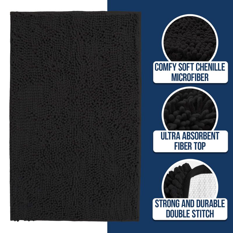 Alfombra De Ba&ntilde;o Muddy Mat, Microfibra De Felpi... image number null