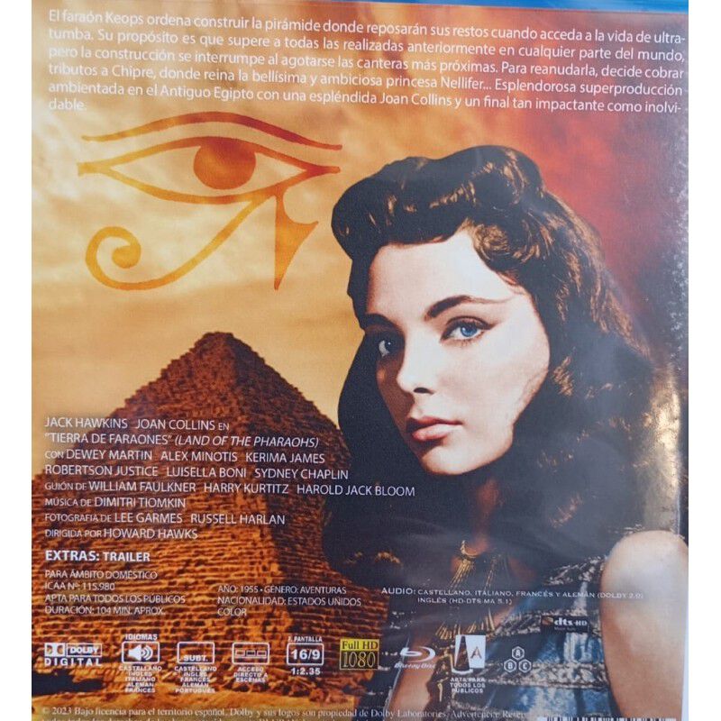 Tierra De Faraones [blu-ray.] (1955) Land Of Th... image number null