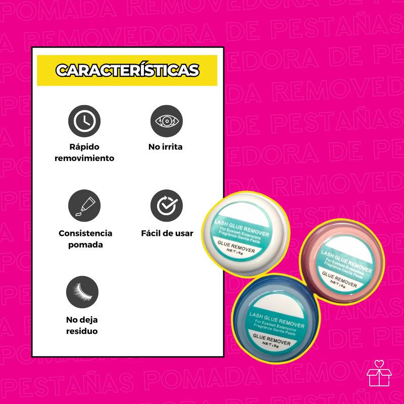 Pomada Removedor Pestañas Mink 1x1 Extensión la... image number null