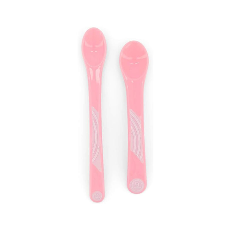 Cucharas 4+m Twistshake 2pz Rosa Pastel image number null