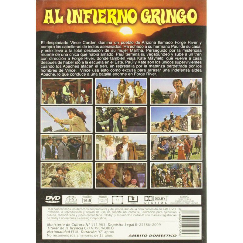 Al Infierno Gringo [dvd] (1969) Land Raiders image number null