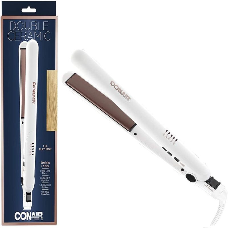 Plancha Alaciadora Cabello Doble Ceramica Cable... image number null