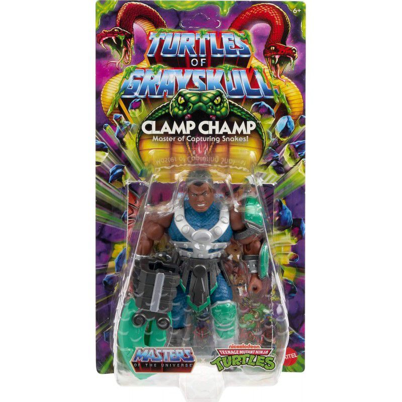 Figura Clamp Champ Turtles of Grayskull MOTU X ... image number null