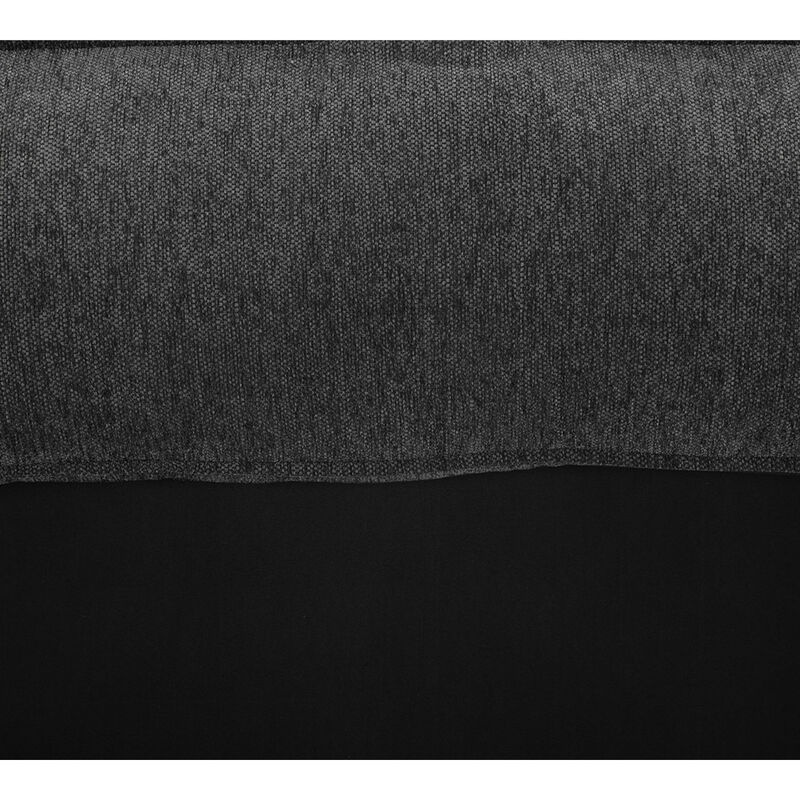 Cabecera Queen Size Dicasa Becca Gris Carb&oacute;n image number null