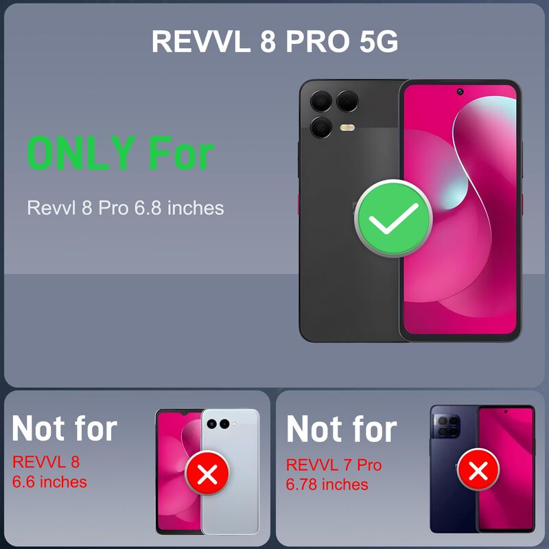 Funda Atump Revvl 8 Pro 5G con Soporte Giratori... image number null