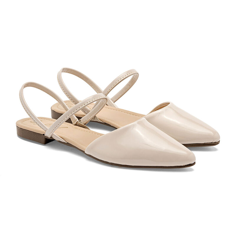 Sexy Girl Balerina Destalonada Para Mujer Beige... image number null