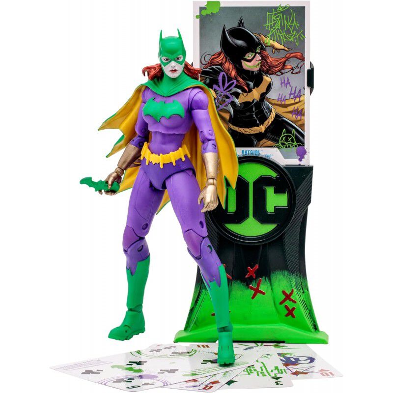 Figura Batgirl Jokerizada DC Multiverse Gold La... image number null