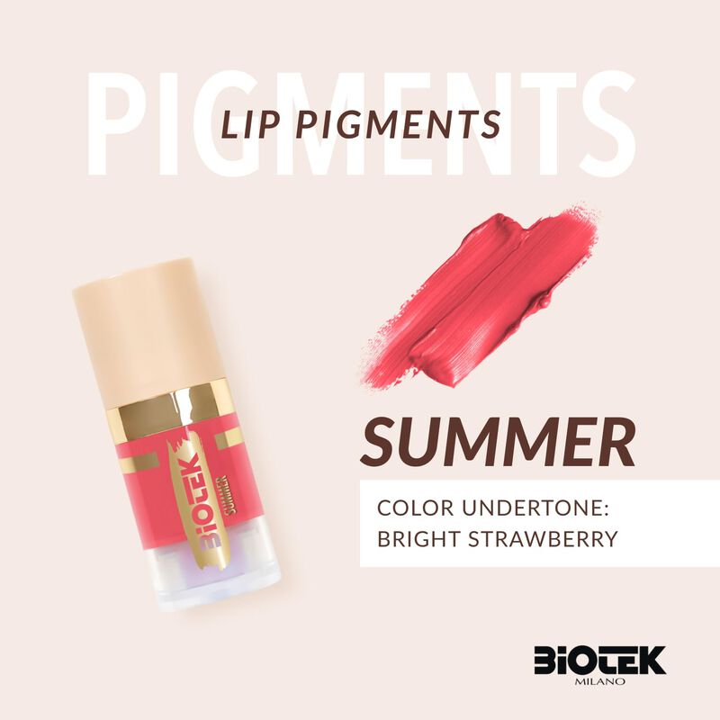 Pigmento Labial Biotek Summer 7 ml Fresa Brilla... image number null
