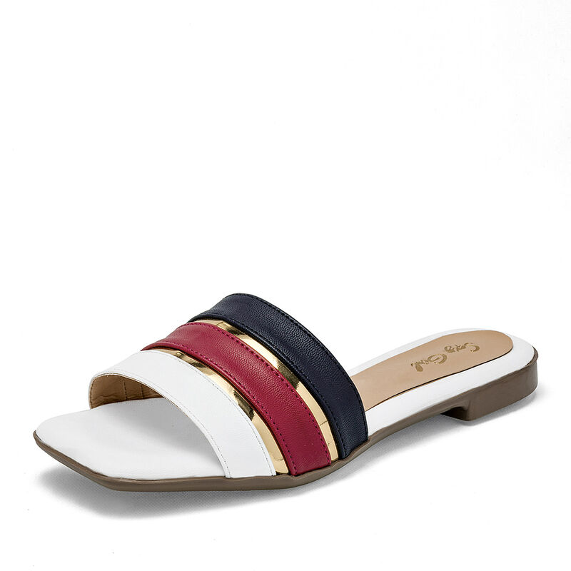 Sexy Girl Sandalia para mujer blanco multicolor image number null