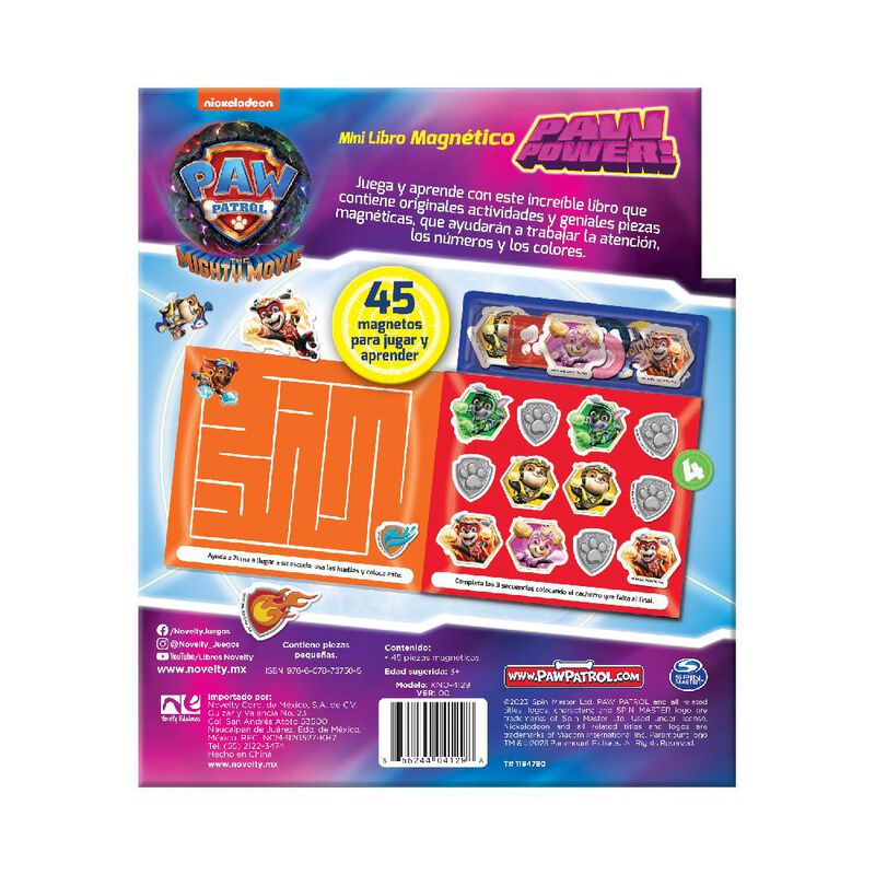 Mini Magn&eacute;tico Paw Patrol image number null