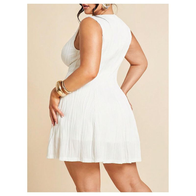 Vestido Mini C&oacute;ctel Beaudrm Talla Grande Sin Ma... image number null