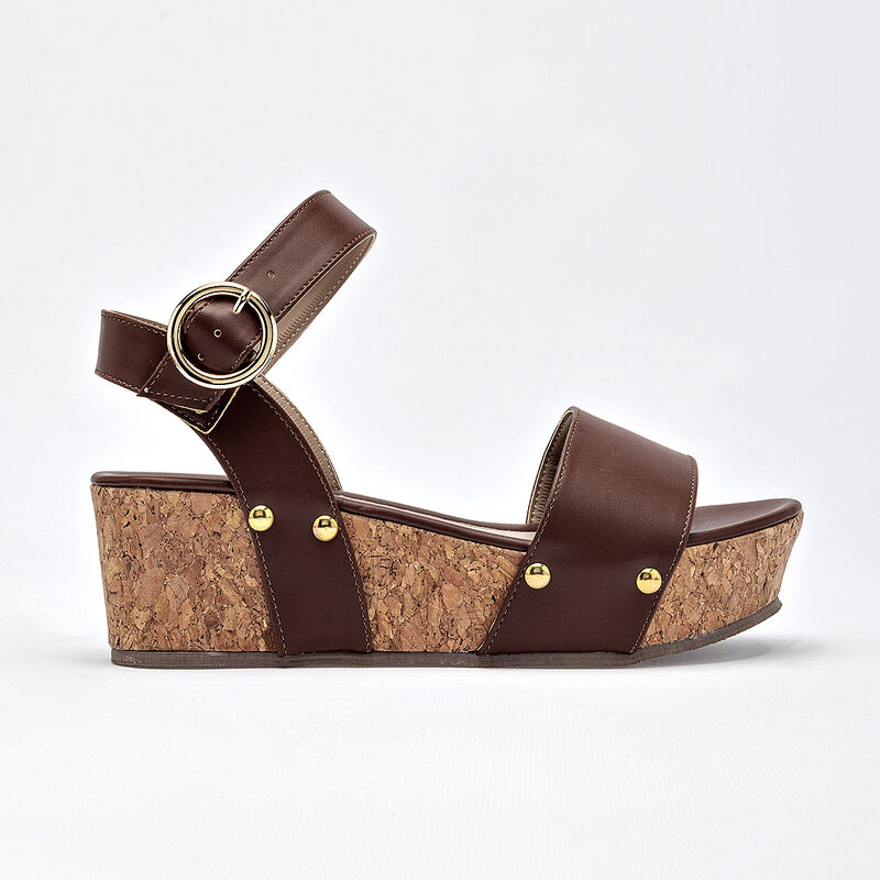 Been Class sandalia plataforma para mujer caf&eacute; ... image number null
