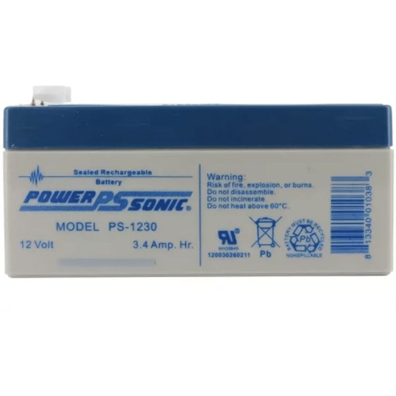 Power Sonic Ps-1230 12v 3.4ah F1 Agm Respaldo image number null