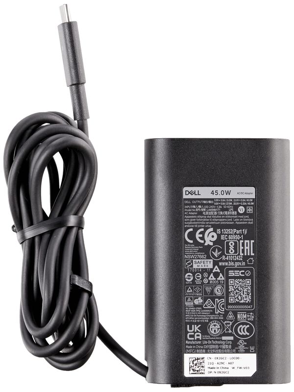 Cargador Slim Usb-c Para Laptop Dell 45w - Adap... image number null
