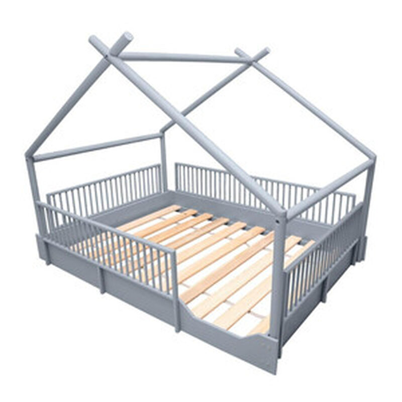 Matrimonial - Cama Chalet Montessori de Madera ... image number null