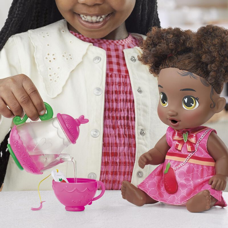 Mu&ntilde;eca Baby Alive Bubbly Tea Party Berry Boo Co... image number null